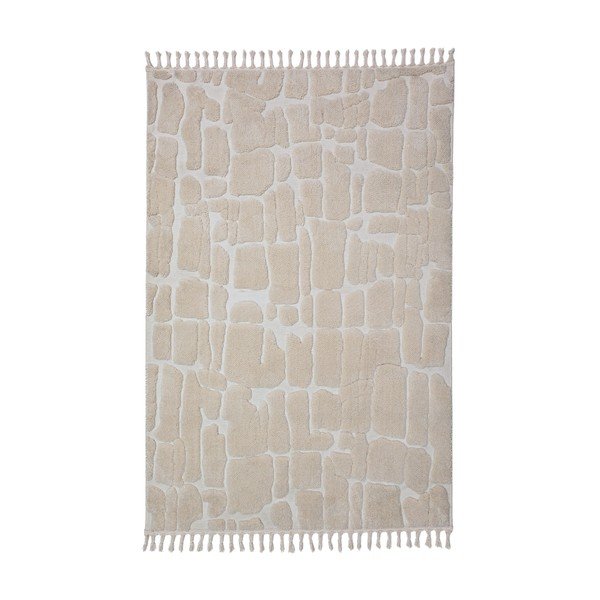 Tappeto color crema 200x300 cm Esra Cobbled – Flair Rugs