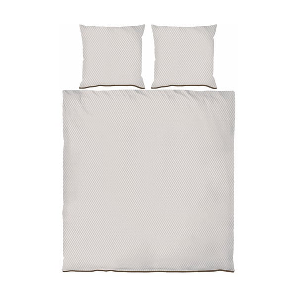 Biancheria da letto matrimoniale in cotone satin beige 200x220 cm Mini - Mette Ditmer Denmark