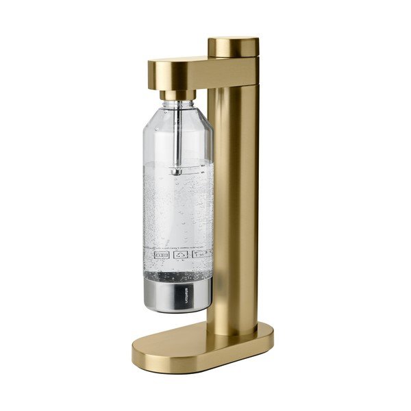 Set per bevande gassate color ottone in acciaio inox Brus – Stelton