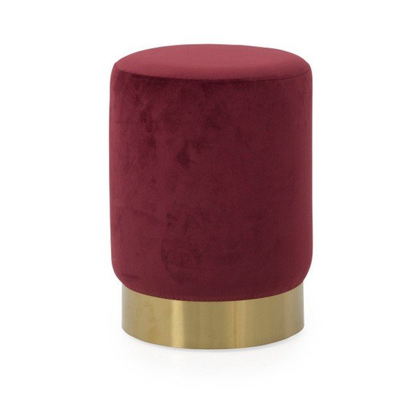Pouf rosso Hanna, ø 33 cm - Tenzo