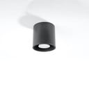 Faretto grigio scuro ø 10 cm Roda – Sollux