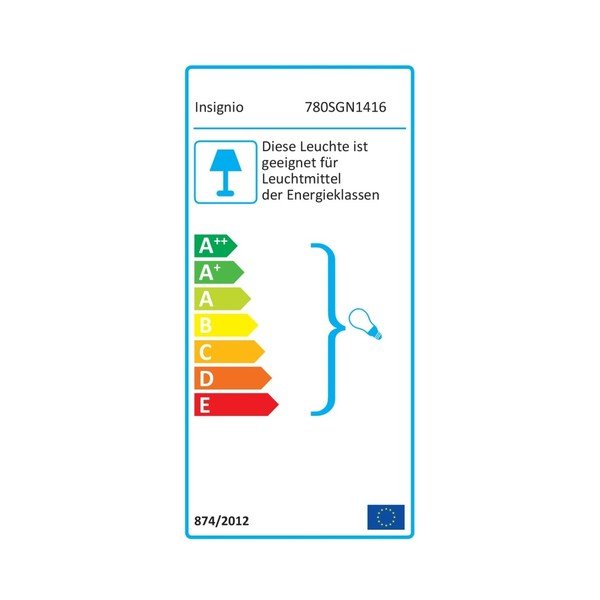 Lampada da terra con paralume bianco Aiden - Insignio-image-3