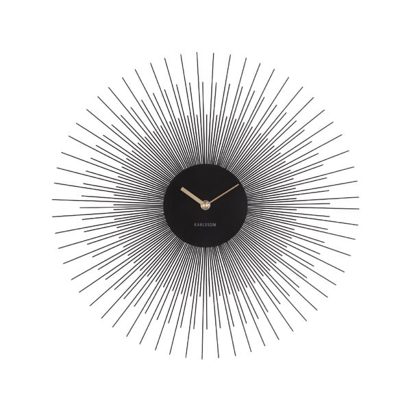 Orologio da parete nero , ø 45 cm Peony - Karlsson