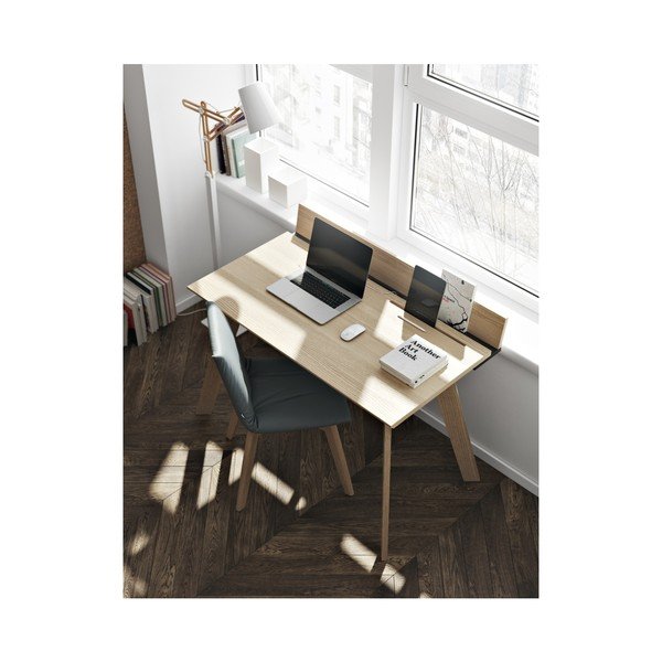 Scrivania in legno di quercia Loft - TemaHome-image-3