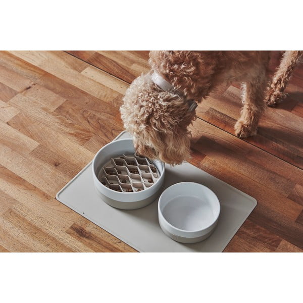 Inserto in silicone anti ingozzamento per ciotola per cani ø 15 cm Lento Slate S/M - MiaCara-image-1
