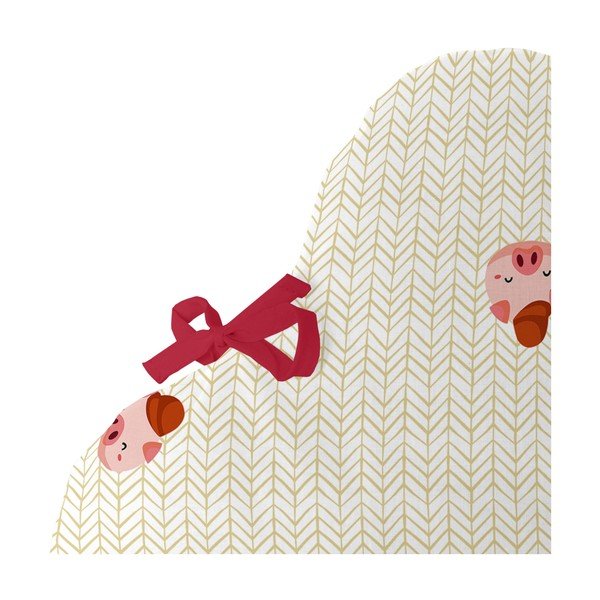 Coprimaterasso per culla in cotone , 60 x 40 cm Piggys - Mr. Fox-image-4