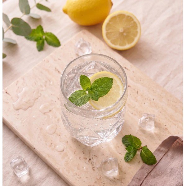 Set di bicchieri in vetro borosilicato 6 pz 400 ml Geo – Vialli Design-image-2