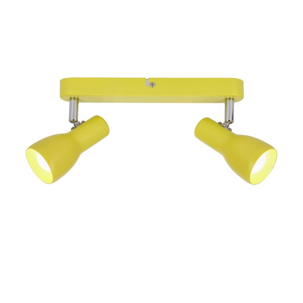 Lampada da soffitto color senape con paralume in metallo 36x6 cm Picardo - Candellux Lighting