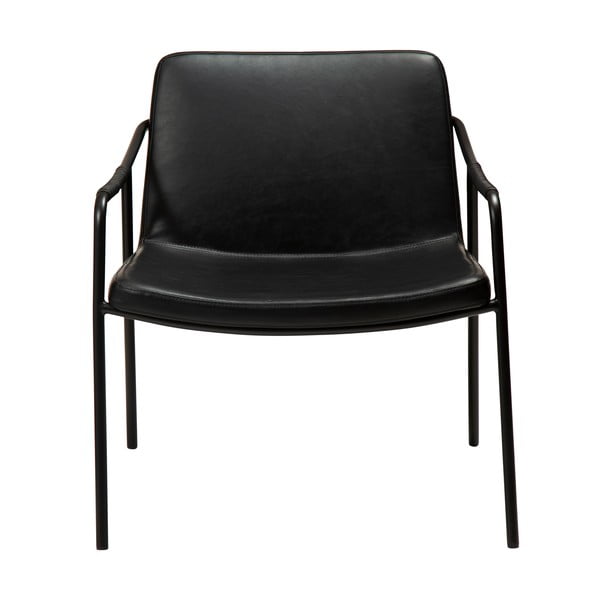 Poltrona in similpelle nera Boto - DAN-FORM Denmark-image-2