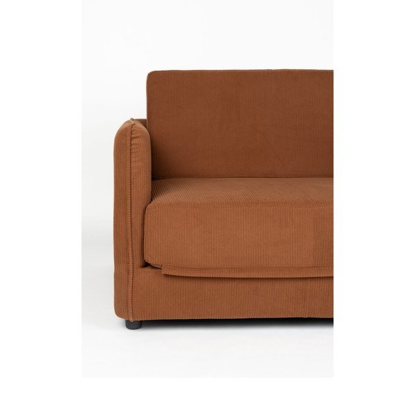 Poltrona arancio-marrone Jopie - White Label-image-1