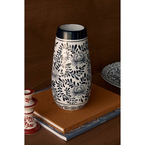 Vaso blu (altezza totale 26 cm) Melissa – Ellos Home-image-1