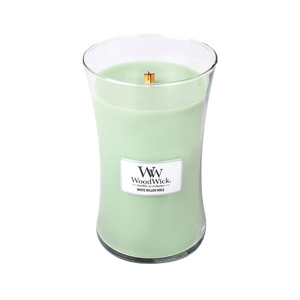 Candela profumata, durata di combustione 110 h White Willow Moss - WoodWick