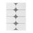 Tappeto da interno/esterno bianco e nero 120x170 cm Duet Bowen – NORTHRUGS