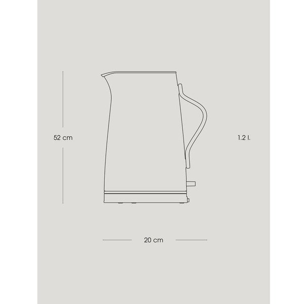 Bollitore nero in acciaio inox 1,2 l Emma – Stelton-image-4