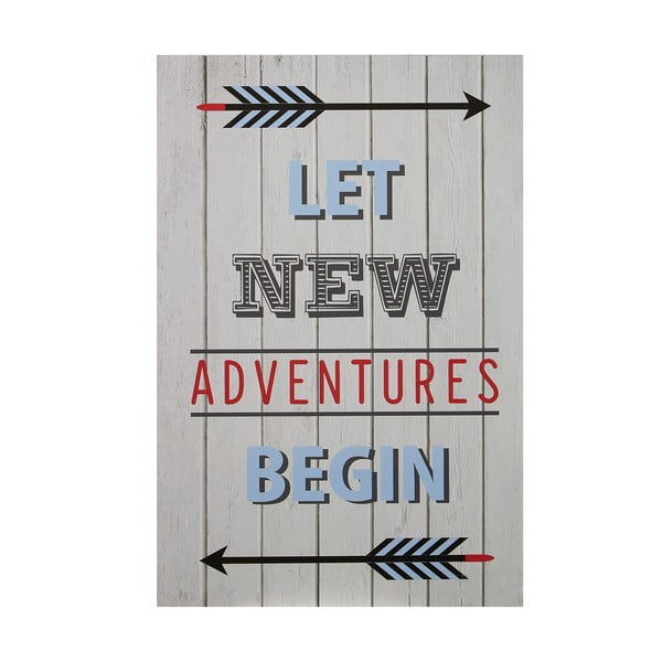 Quadro per bambini 30x45 cm Let New Adventures Begin - Premier Housewares