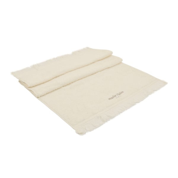 Asciugamano in cotone crema della collezione Marie Calire Amy, 50 x 90 cm - Unknown