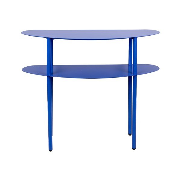 Tavolo consolle blu in metallo 28x90 cm Cool Retro – Leitmotiv-image-2