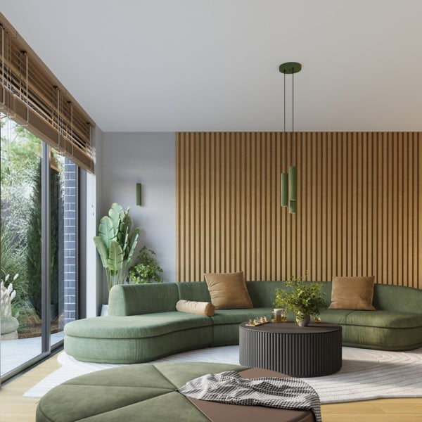 Lampada da parete verde Gleam – Sollux-image-3