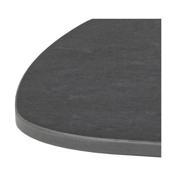 Tavolino nero con piano in ceramica 60x120 cm Caracas - Actona-image-3