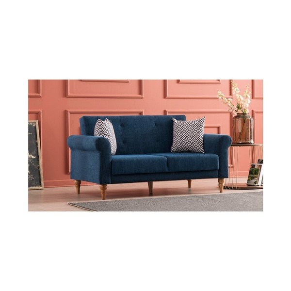 Divano letto blu scuro Madona - Balcab Home-image-4
