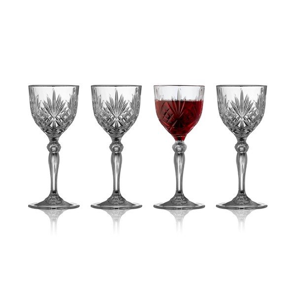 Set di bicchieri da vino 4 pz 140 ml Melodia – Lyngby Glas-image-3
