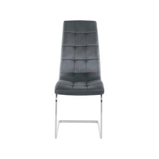 Sedie da pranzo colore grigio in velluto set di 2 pz Lola - Støraa
