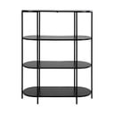 Libreria nera 36x111 cm Vita - House Nordic