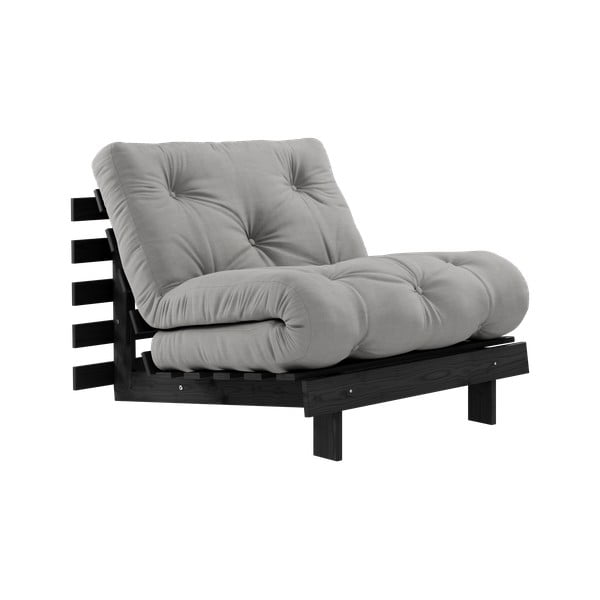 Poltrona grigia Roots Black Night - Karup Design