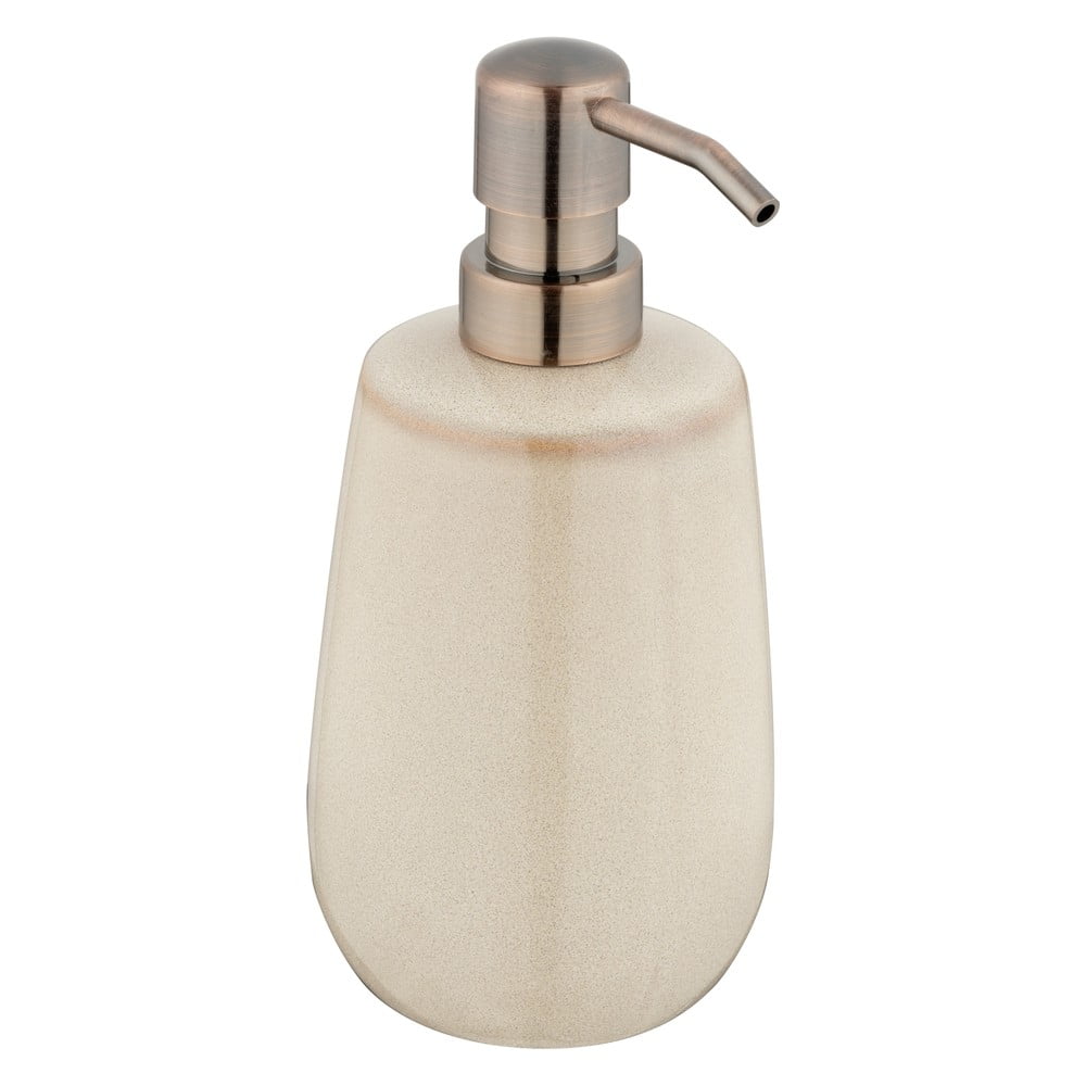 Dispenser per sapone beige in ceramica 430 ml Sirmione – Wenko | Dosatori e dispenser