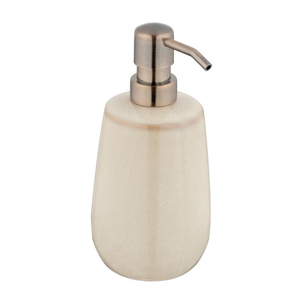 Dispenser per sapone beige in ceramica 430 ml Sirmione – Wenko