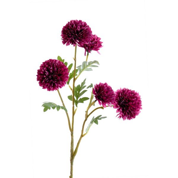 Fiore artificiale (altezza totale 73 cm) Crisantemi – Light & Living-image-3