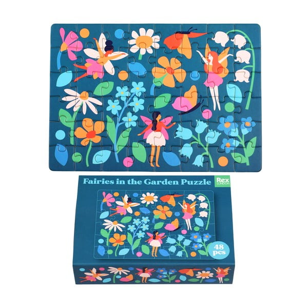 Puzzle 48 pezzi Fairies in the Garden - Rex London-image-2