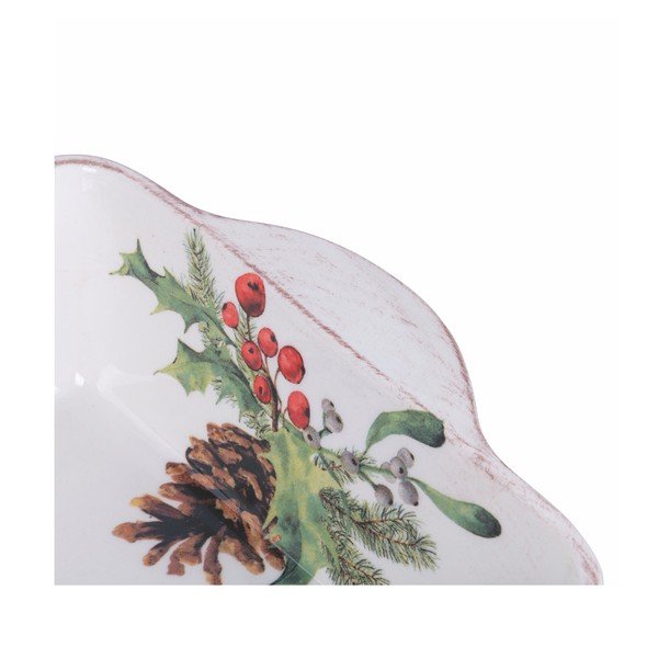 Stampo natalizio in ceramica Villa d'Este , 24 x 40 cm Ortisei - VDE Tivoli 1996-image-1