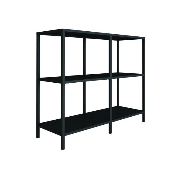 Scaffale in metallo nero, larghezza 100 cm Lite - Canett-image-4