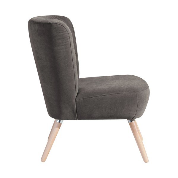 Poltrona marrone Neele Velor - Max Winzer-image-2
