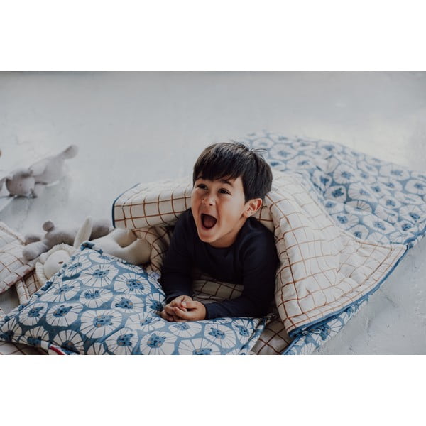 Sacco a pelo per bambini Denim Lions - Malomi Kids-image-4