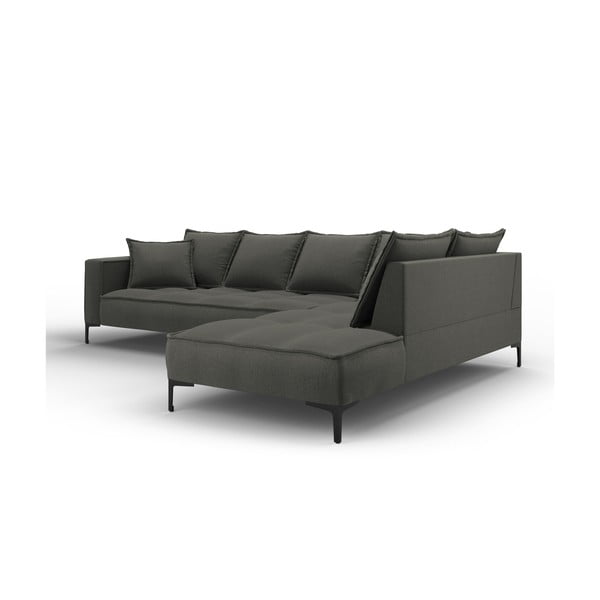 Divano angolare grigio scuro, angolo destro Zelda - Interieurs 86-image-3