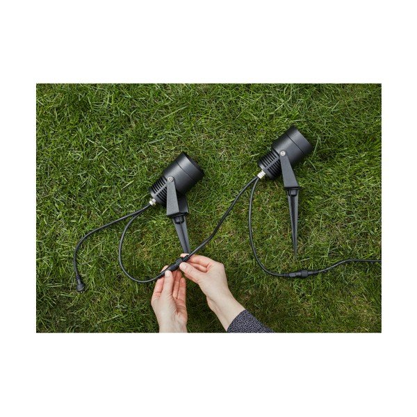 Lampada da parete nera Garden 24, 9 W - Markslöjd-image-4