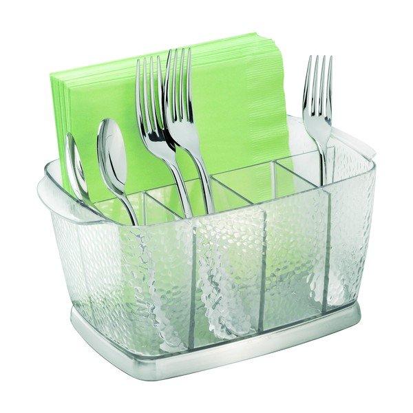 Scatola portaposate trasparente , 15 x 23 cm Rain - iDesign-image-1