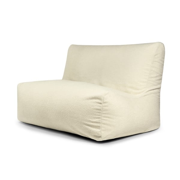 Puof a sacco color crema con rivestimento in bouclé Sofa Seat Lounge – SLOWDOWN
