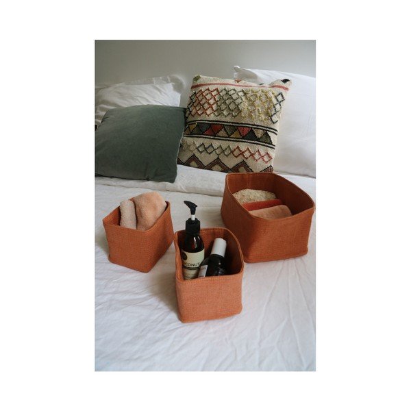 Set di 3 cesti in iuta Noah - Compactor-image-1