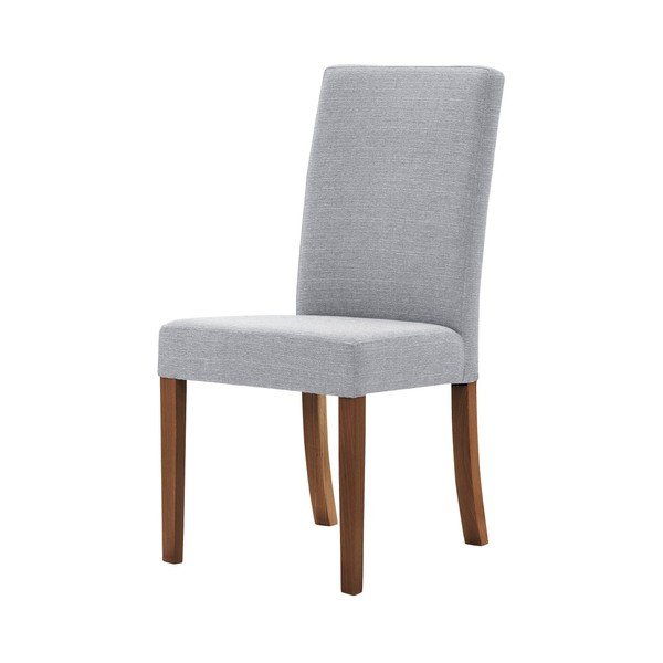 Sedia grigia con gambe in faggio marrone scuro Tonka - Ted Lapidus Maison