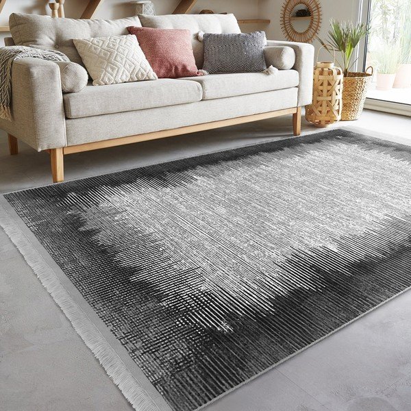 Tappeto grigio 160x230 cm - Mila Home-image-1