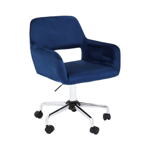 Sedia da ufficio blu imbottito Brent – Premier Housewares
