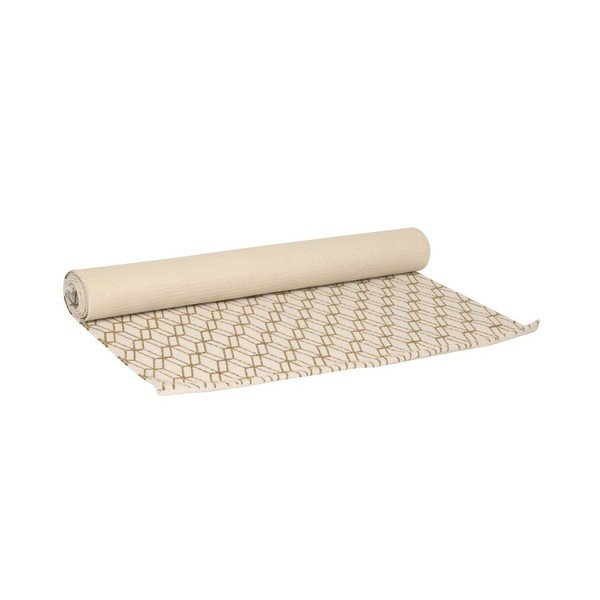 Koberec Hexagon Beige, 140x70 cm