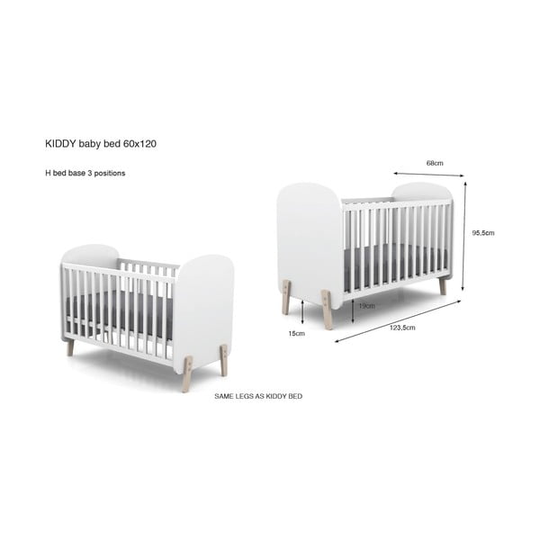 Lettino, 60 x 120 cm Kiddy - Vipack-image-2