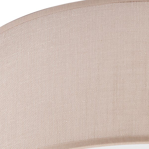 Lampada da soffitto beige con paralume in tessuto ø 45 cm Vivian - LAMKUR-image-4