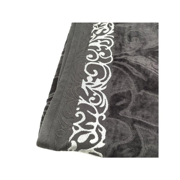 Asciugamano grigio scuro in cotone 70x140 cm Skyline - JAHU collections-image-1