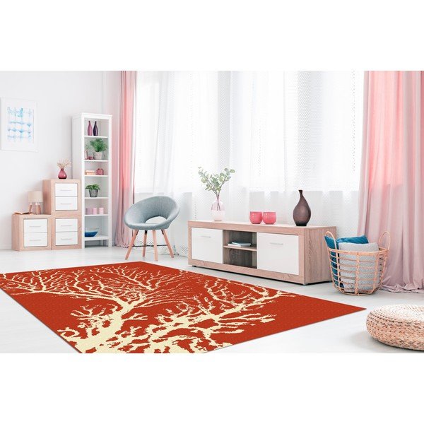 Tappeto rosso per esterni , 133 x 190 cm Coral - Floorita-image-4