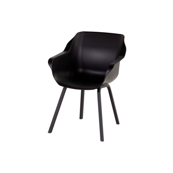 Set di 2 sedie da giardino in plastica nera Sophie Element - Hartman